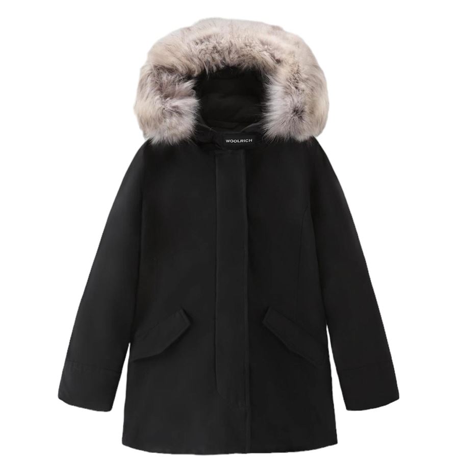 Arctic Parka da bambina con pelliccia removibile Woolrich | CFWKOU0221BLK